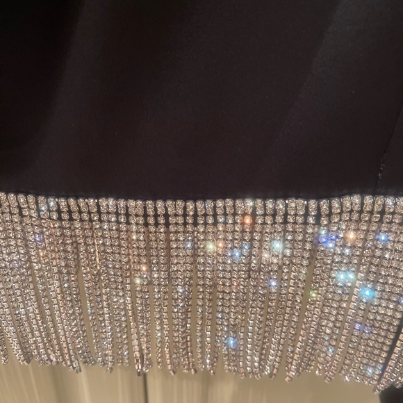 Gorgeous Alice and Olivia rhinestone trimmed short jacket.  Fabulous! - Picture 5 of 15